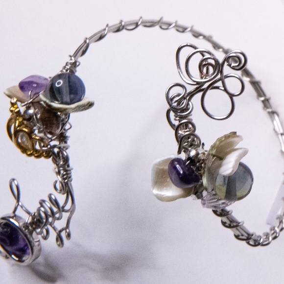 Handmade Upper Arm Cuff inspired by a shipwreck 🧜♀️🐚🫧 : Adjustable Armlet - Picture 2 of 7